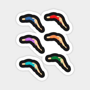 Diving Sticker Pack Magnet