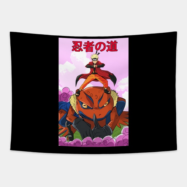 Ninja way Tapestry by cypher_ink