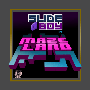 Slidey Boy in Maze Land T-Shirt