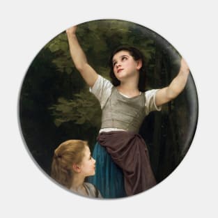 Recolte de Noisettes by William-Adolphe Bouguereau Pin