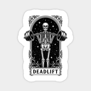 Deadlift Skeleton Gym Magnet