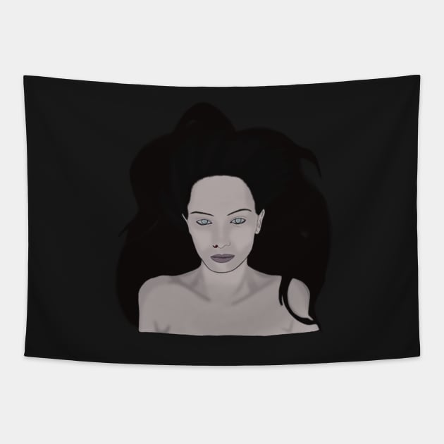 Jane Doe (version 2) Tapestry by strayheartbja