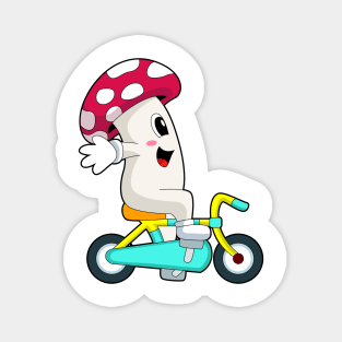 Mushroom Bicycle Magnet
