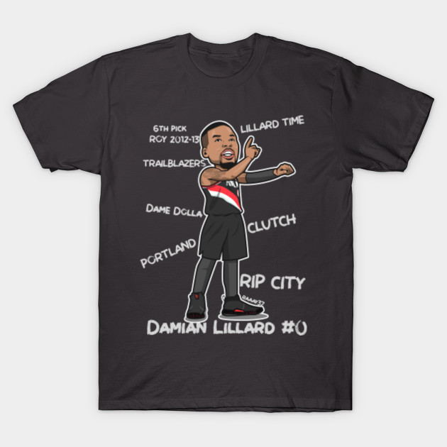 damian lillard logo shirt