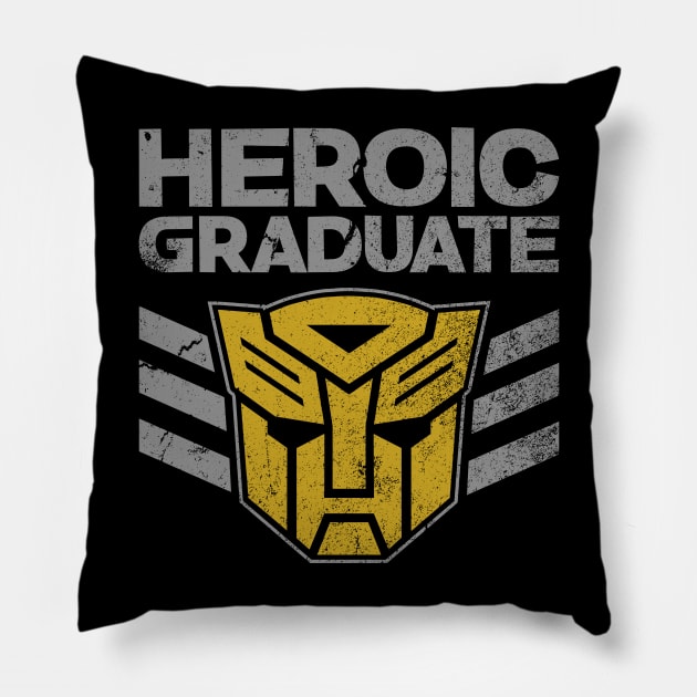 Transformers Logo Retro! Pillow by Jandara