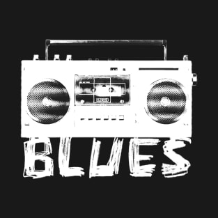 Blues Rock Radio for Blues Music fans, Blues band, blues musician T-Shirt