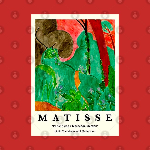 Matisse Museum of Modern Art Whimsical Periwinkles Print by posterbobs