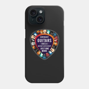 Guitarist How Many Guitars Bass Guitar Phone Case