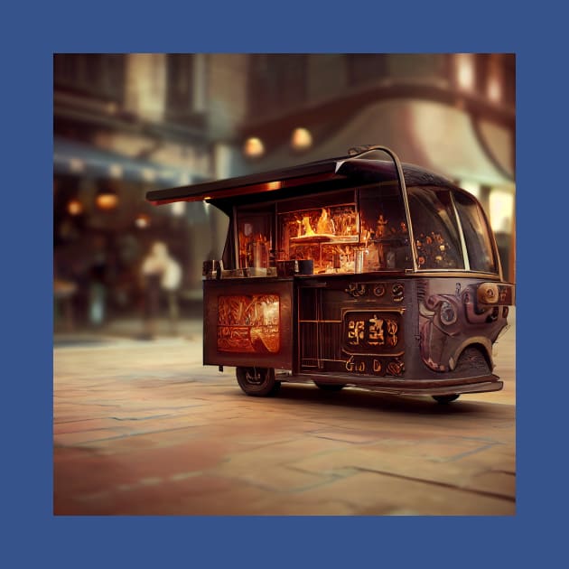 Steampunk Tokyo Ramen Cart by Grassroots Green