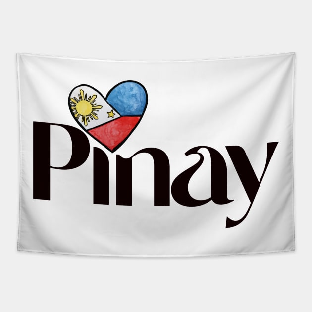Pinay Heart Tapestry by bubbsnugg