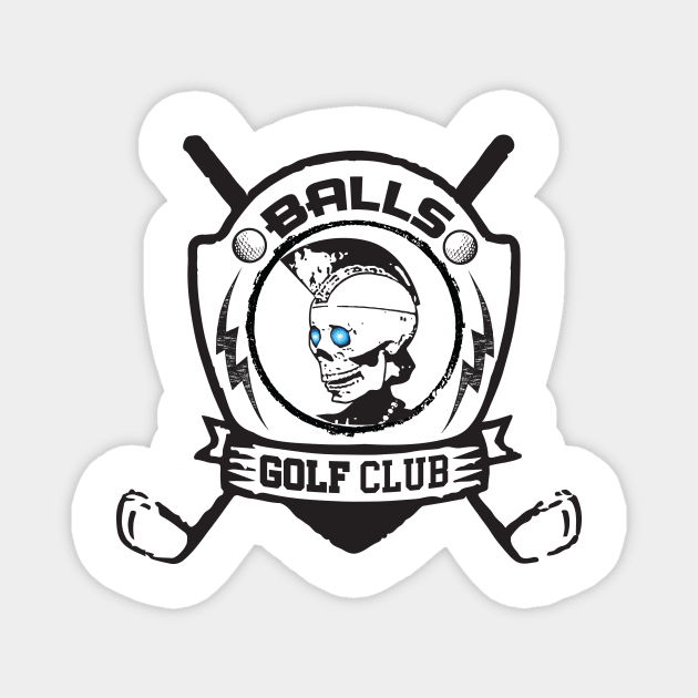 Balls Golf Club Logo Magnet by silvercloud