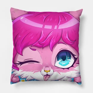 Pink Kitty Pillow