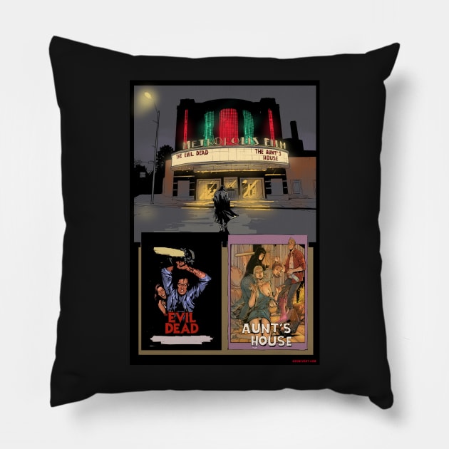 Metropolis cinema Pillow by okunevart