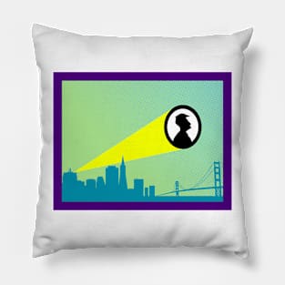 Silhouettes' night Pillow