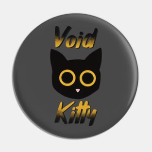 Void Kitty Cat of Darkness Punk Design Pin