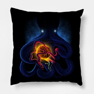 Space Octopus Pillow