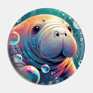 Baby Manatee Pin