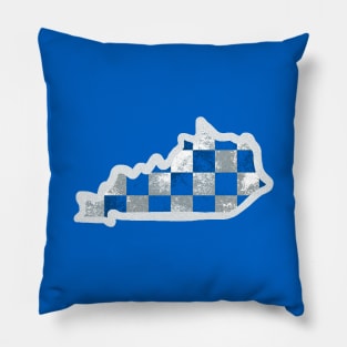 Kentucky Checkered Pillow