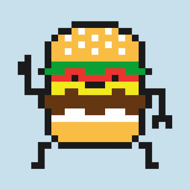 8 Bit Burger by AlbyLetoy