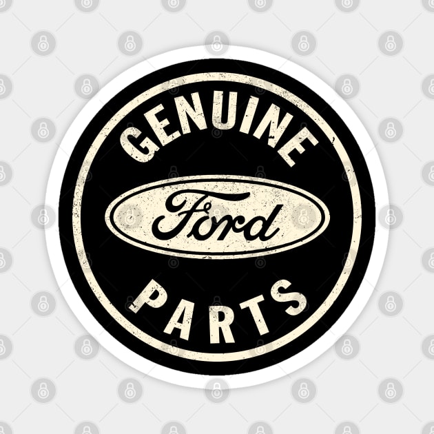 Vintage Ford Parts 3 by Buck Tee Originals Magnet by Buck Tee