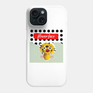 Flower Face - Zine Culture Phone Case