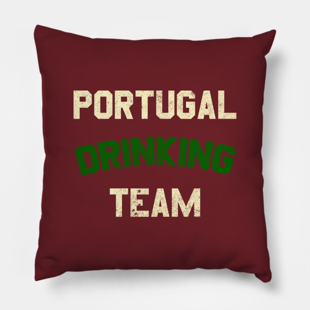 Portugal Drinking Team Pillow by pelicanfly