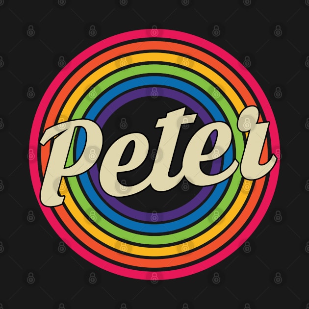 Peter - Retro Rainbow Style by MaydenArt