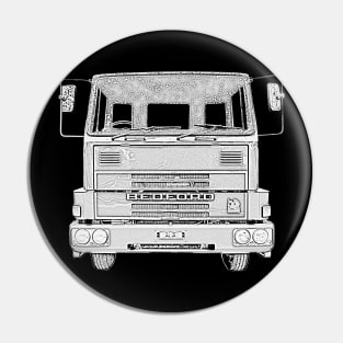 Bedford TM 1980s classic heavy lorry Pin