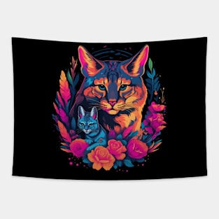 Bobcat Mothers Day Tapestry