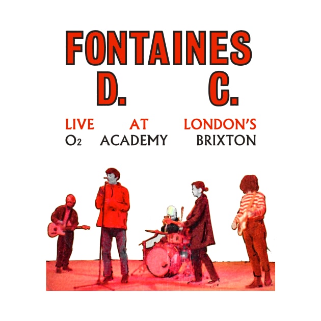 fontaines dc at brixton by brown fox