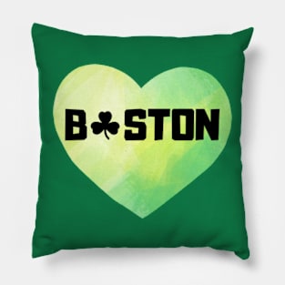 Boston Shamrock Pillow