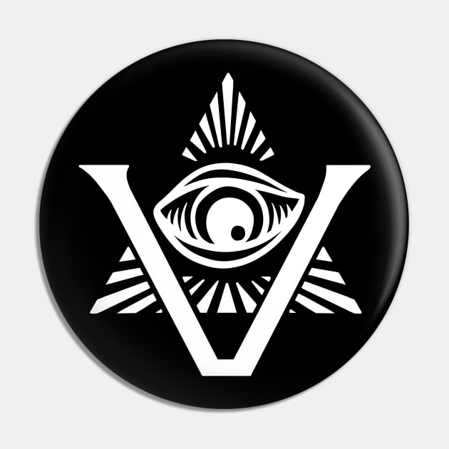 The Pentaverate Symbol Pin by RetroFreak