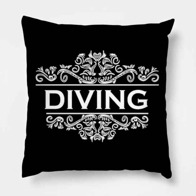 Sports Diving Pillow by Shop Ovov