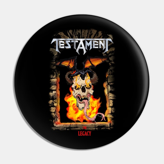 TESTAMENT VTG Pin by  stickercastle