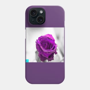 purple rose Phone Case