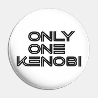 Only One Kenobi (Black) #01 Pin