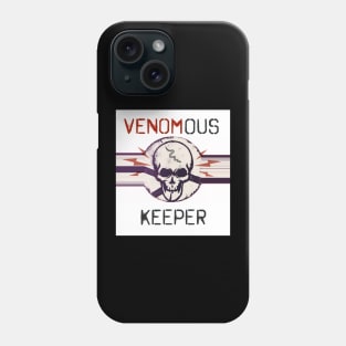 Venomous Keeper Skull (back print) Phone Case