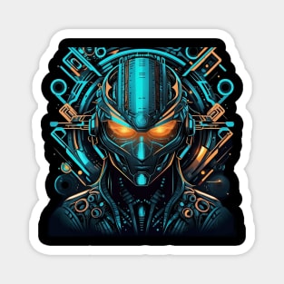 Cybernetic Warrior Magnet
