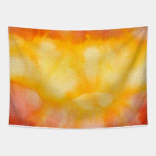 Hot summer watercolor artwork Tapestry