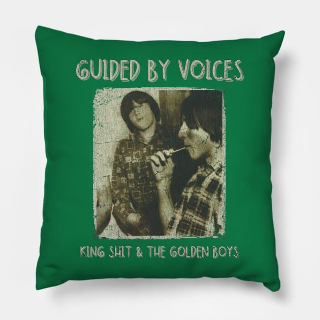 Guided By Voices Vintage 1983 // King Shit & The Golden Boys Original Fan Design Artwork Pillow by A Design for Life