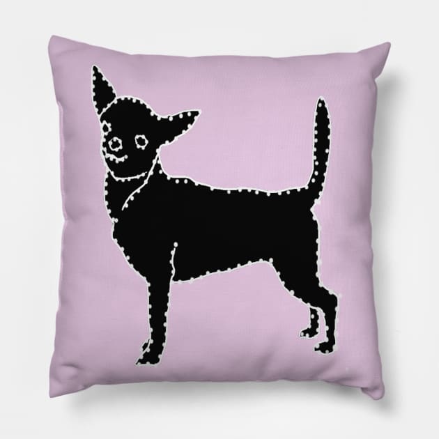 Connect The Chi Chi Dots Pillow by lalanny