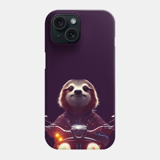 Biker Sloth Phone Case