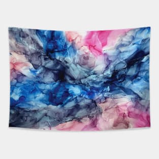 Soul Explosion - Original Abstract Fluid Art Painting Tapestry