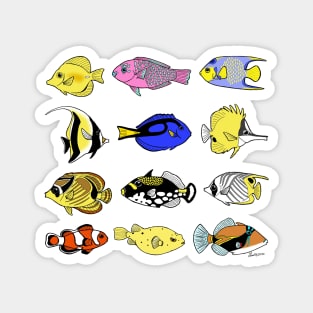 Coral Reef Fish Magnet