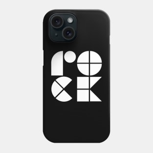 rock geometric logo Phone Case