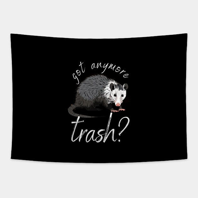 Eat Trash Oppossum Tapestry by AnimeVision