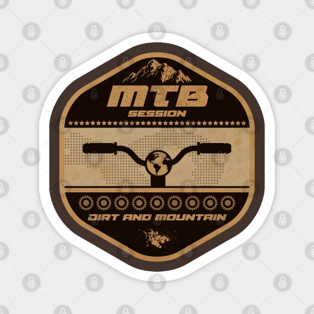 Mountain Bike Session Magnet by CTShirts