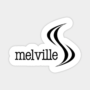 Melville Logo Black Magnet