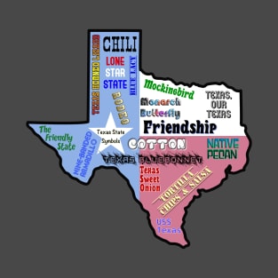 Texas State Symbols T-Shirt