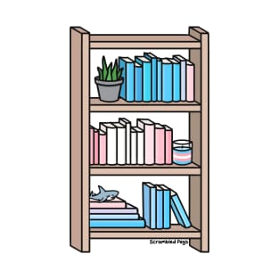 Trans Pride Bookcase T-Shirt